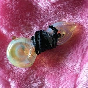 NWT small colour change incense burner with cord necklace